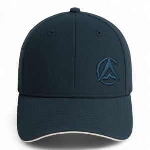 Cappi Navy Blue Adventure Crest Cap – Classic Fit & Mountain Spirit Embroidery